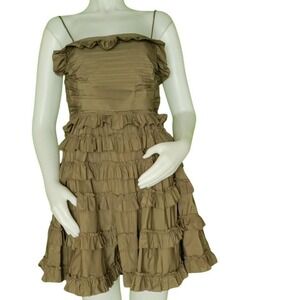 NWT $700 RED Valentino evening ruched dress. IT 40 US 4